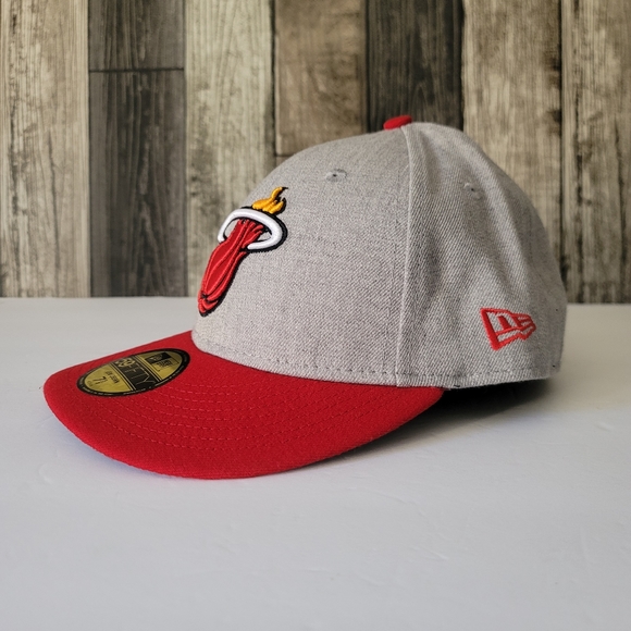 Mens New Era NBA Low Profile Authentic 59Fifty - Miami Heat - Picture 2 of 7